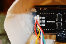 Fixing EMO Display with hot glue